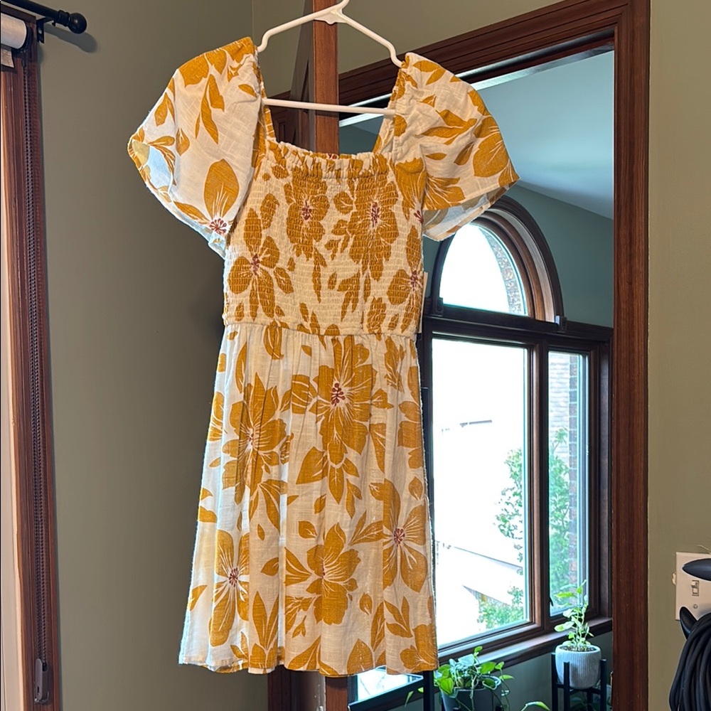 Floral Puff Sleeve Dress